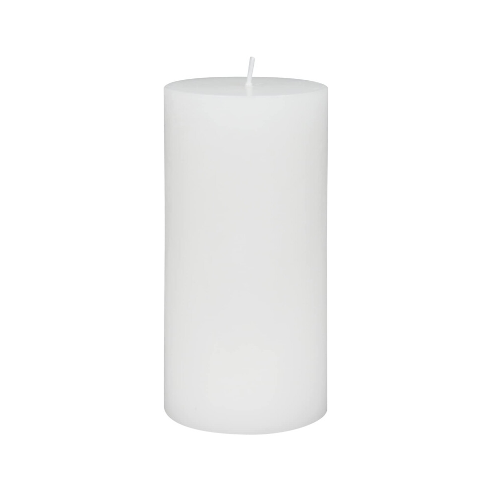 Zest Candle White Citronella Pillar Candle