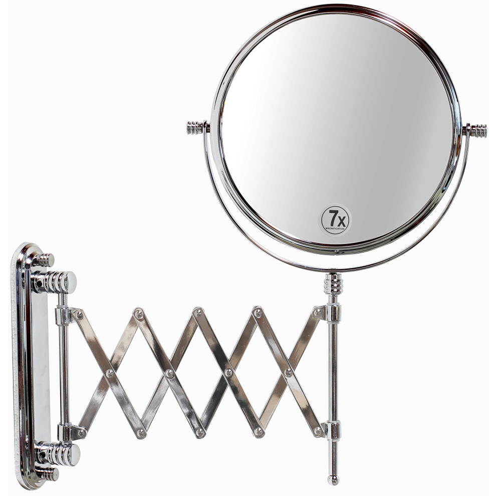 Miroir mural extensible Deco Brothers de 8 pouces     double face avec 7X