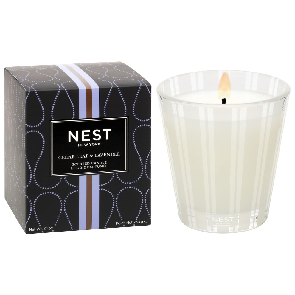 Nest To Nest Lavender Nest Fragrances Cedar Leaf & Scented Classic Candle
