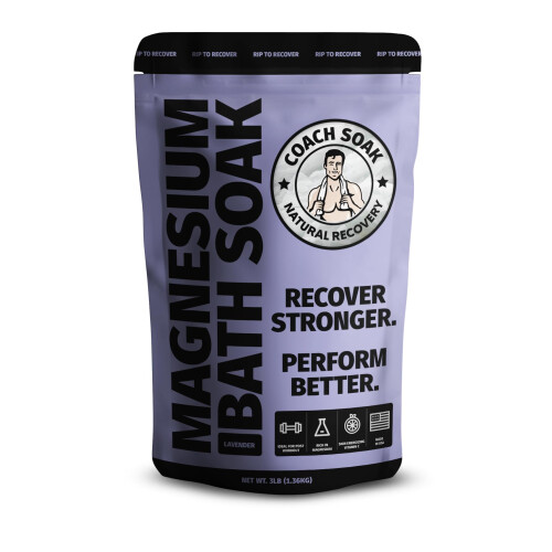 Πακέτο 3 Τεμαχίων: Coach Soak Recovery Bath Soak - Άλατα Epsom 9 Λιβρών 2