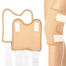 2pcs Reusable Castor Oil Packs with Fixing Straps, Suitable for Knees, Elbows, Joints, and Wrists