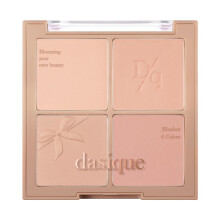 Dasique Blending Mood Cheek #10 Muted Nuts | 4 keverheto rnyalat Lighteight Smooth Powderben | Vegn | Koreai smink | Elpirul