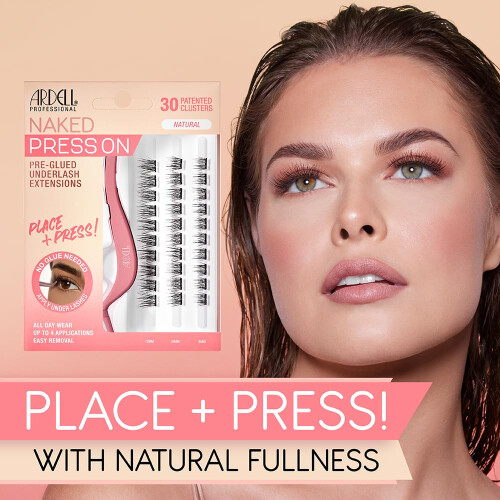 Ardell Extensions de cils pr?-coll?es ? pression nue Ardell - Naturel 1