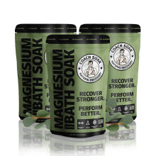 Confezione da 3: Coach Soak Recovery Bath Soak - Sali da bagno Epsom sfusi - Sali da bagno sfusi - Confezione da 3 - Totale 9 libbre (Eucalipto T