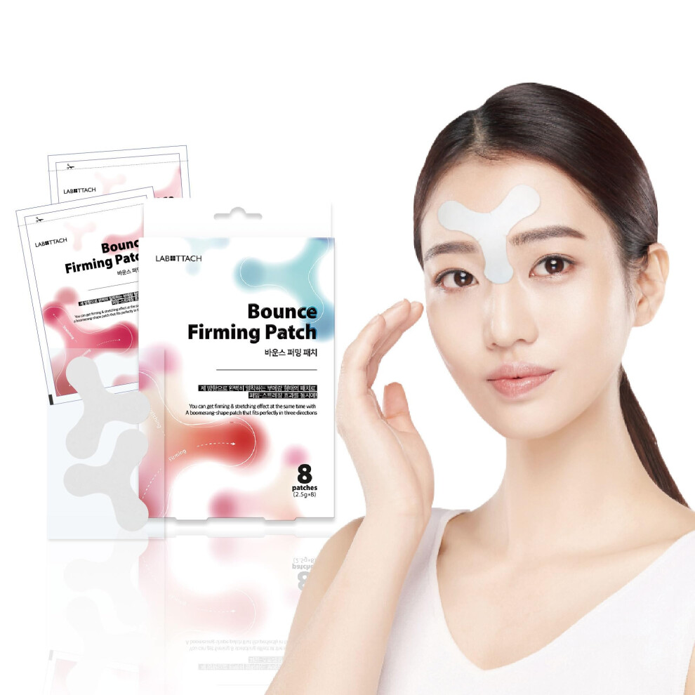 Wooshin Labottach Labottach 8 Firming Stretching Patches Anti-Aging Duration In 4 Weeks Bounce Firming Patches Wrinkles Around Eye Smile Neck Line