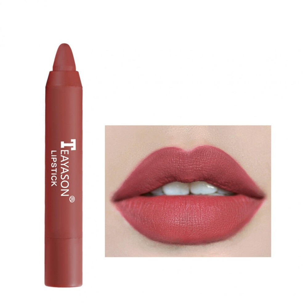 Agrifilm Matte Velvet Lipstick Lip Crayon Nourishing Non-Stick Cup Lip Stain Lip Gloss Long-lasting Waterproof Lip Stick Lip Makeup for Wome-image-OPC-PFNHBKP-NEW