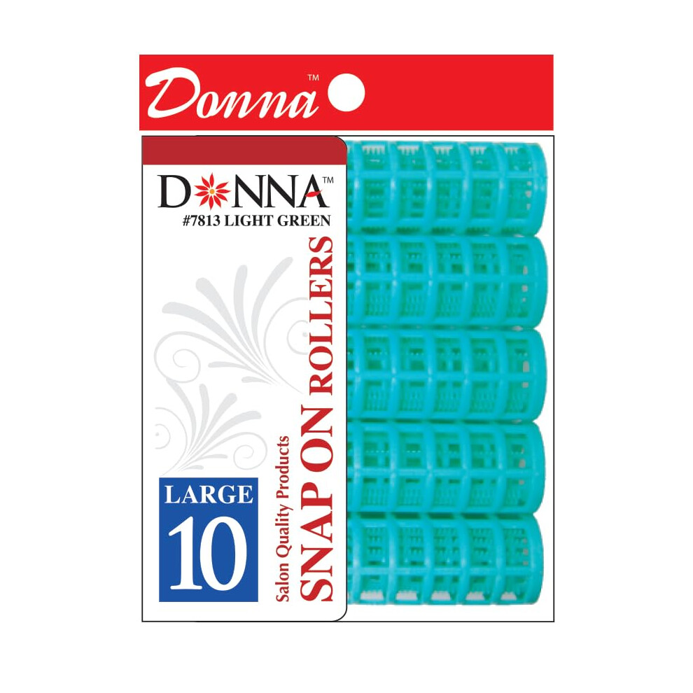 DONNA Snap on Rollers Rollers Foam Hair Rollers Hair Curlers Hair Clips for Hairdressing Styling Heatless Hair Curler 78D L