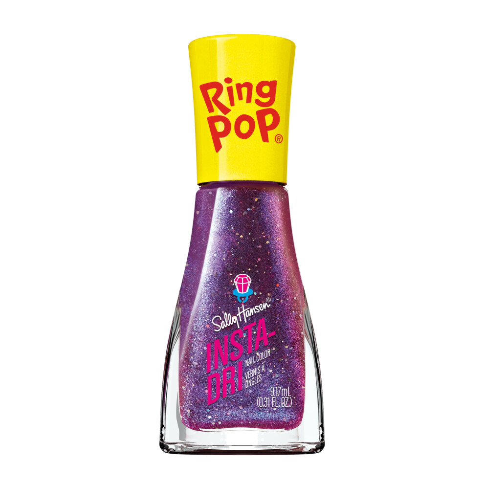 Sally Hansen Insta-Dri, Ring Pop Grape Expectations, Quick Dry, Long Lasting, Streak-Free Shine, Purple Nail Polish