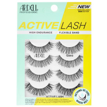 Ardell Active Gainz Lashes schweifeste und langlebige, dnne Wimpern, angenehm zu tragende knstliche Wimpern, 4 Paar