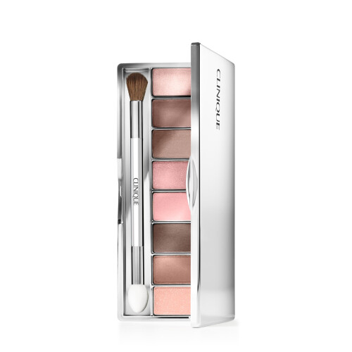 Clinique Clinique All About Shadow Eye Shadow Palette  8 Silky + Buildable Shades | Safe For Sensitive Eyes  A Pink Honey Affair