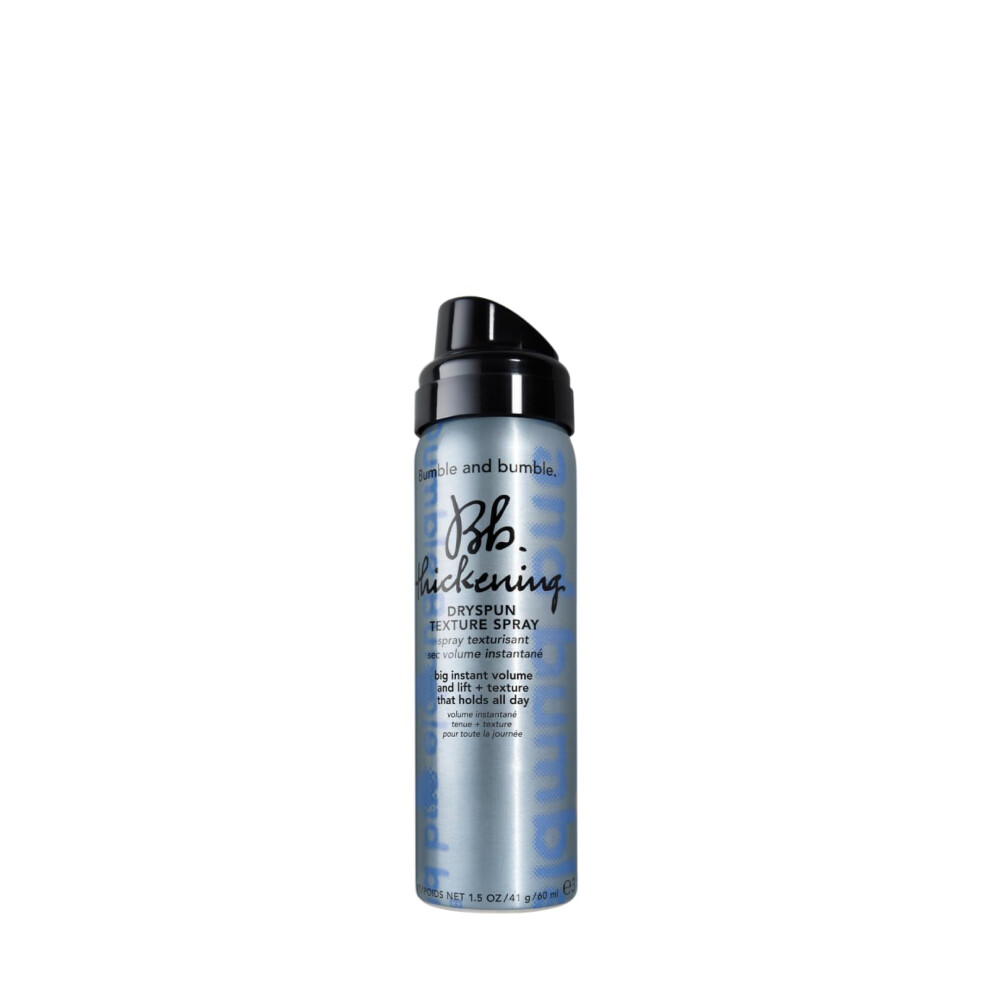 Bumble and bumble Thickening Dryspun Texture Spray | Volumizing + Adds Texture | Straight to Wavy  Mini Travel Size  1.5 oz.