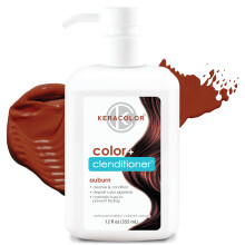 Keracolor Clenditioner AUBURN Farba do włosów - Półtrwała odżywka do osadzania koloru włosów Bez okrucieństwa 12 Fl. Oz.