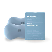 Method Bar Soap Glacier + Granite Plastic Free 2 bars 5oz each