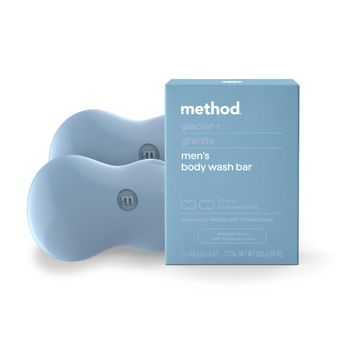 Method Method Bar Soap  Glacier + Granite  Plastic Free  2 bars  5oz each