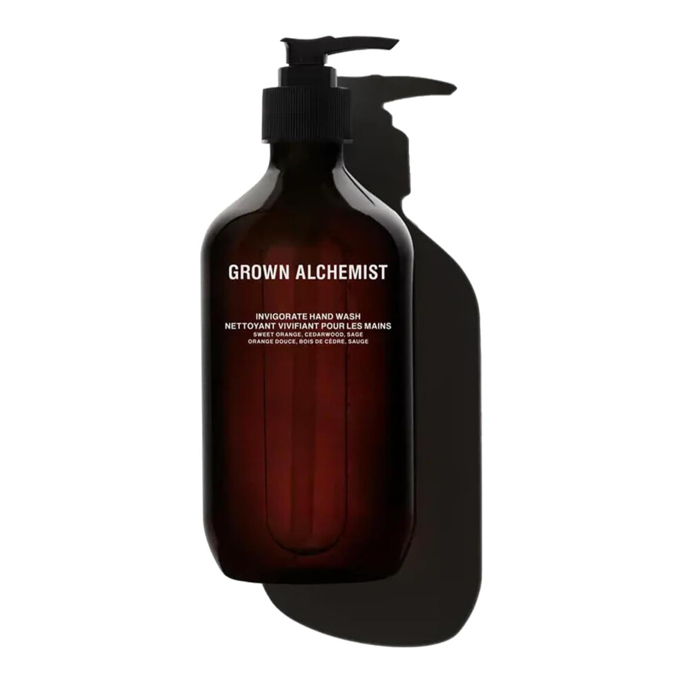 Alquimista Adulto Grown Alchemist Invigorate Hand Wash. Sweet Orange Cedarwood Sage. Hydrates And Cleanses Skin 10 Ounce (300Ml)