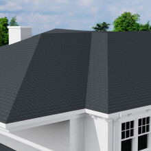 18Pcs Asphalt Roof Shingle Garden Bitumen Roofing Shingles 2.6 m² Shed Roof Tiles