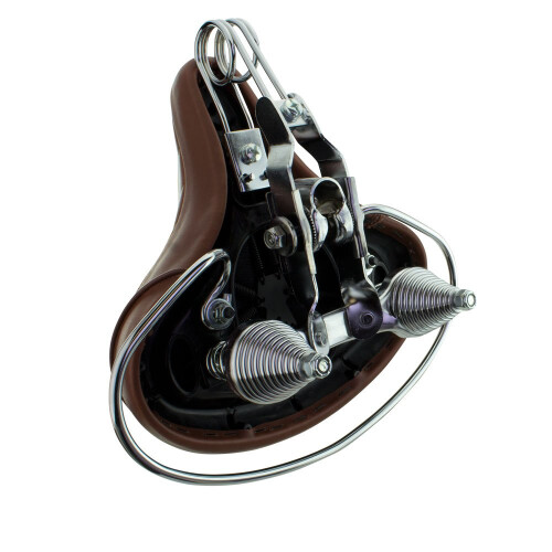 Fenix ??Cycles Cruiser Custom Saddle Diamond Spring (maro) 2