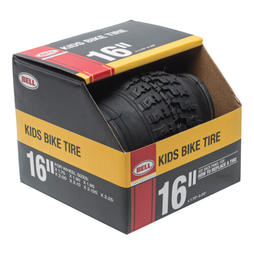Anvelopa pentru biciclete 16 """" Negru (pachet de 1)