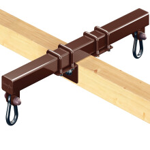 Swurfer Swingset Conversion Bracket - No Tree No Problem Convert Your Swingset into a Swurfset Heavy Duty Horse Glider Bracket for Swing