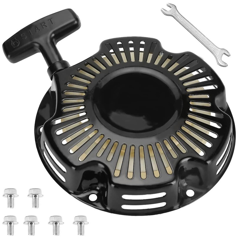 (Black, One Size) Pull Start Recoil Starter Assembly For Predator 79Cc 98Cc 99Cc 100Cc 2.8Hp 3.0Hp Coleman Ct100u Cc100x Ck100 Sk100 Mini Bike Go Kart 5453883807191