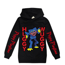(7-8 Years, One size) 5-10 Years Poppy Playtime Huggy Wuggy Print Kids Boys Girls Hooded Pullover Top