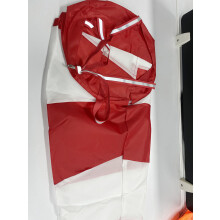 (1m, red white) 80/100/150cm Windsock Weathervane Scratchproof Windproof fluorescent Reflective windsock weather bag wind vane wind wind direct