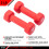 Jfit Neoprene Dabbell Pairs 3 lb 3