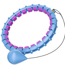 Hula Infini Poid Femme Taille Plus 65 Pouces 32 Nœuds, Hula Silencieux 2-en-1 Taille et Abdo