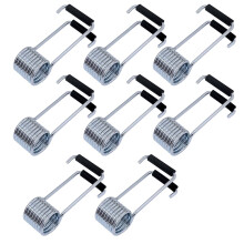 4 packs Universal Butterfly Spring Porte l'auto-fermeture avec des pare-chocs en caoutchouc ajust pour les pingles de charnire de la porte