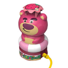 (Pink, One size) 2025 New Sprinkler for Kids - Rocket Water Toys for Child- Kids Sprinkler Rocket Launcher, Attaches to Garden Hose Splashing Fun Toys