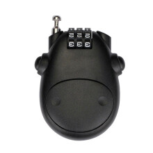 (Black, One size) 3 Digit Code Lock, Lovely Cow Shape Design Stroller Lock Combination Lock Pushchair Bicycle Stroller Password Security Coded Lock for Locking Pram Bag