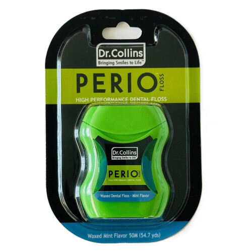 Dr. Collins Perio Floss, Μέντα, 50 μέτρα