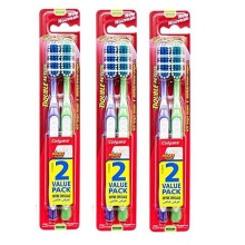 Colgate Tandborste 2-Pack Dubbelverkande Medium