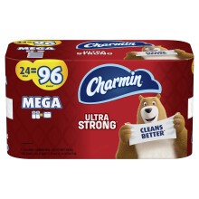 Charmin Ultra Strong Toilettenpapier 24 Megarollen = 96 normale Rollen