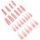 24Pcs Press on Nails Fake Nail Tips Manicure False Nail Ballet False Nail Tips 5