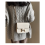 Lychee pattern H buckle light luxury shoulder crossbody bag 2