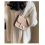 Lychee pattern H buckle light luxury shoulder crossbody bag 2