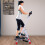 Homcom HOMCOM Foldable Stepper Adjustable Step Machine w/ Handlebar LCD Display, Red 1