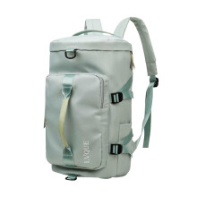 (light green, One size) Gym Bag for Women Sports Duffle Bag Travel Backpack Weekender Overnight Bag with Shoes Compartment