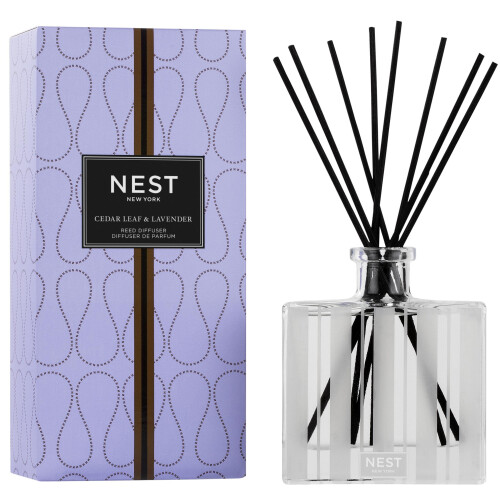 NEST Fragrances Reed Diffuser - Setrilehti & Laventeli 5,9 fl unssia