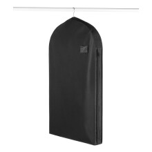 Whitmor Deluxe Zippered Suit Bag  Black