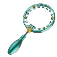 (Green, One size) 2025 New Hot Smart Hulas Ring Hoops, Smart Weighted Fitness Hoop Abdomen Exercise Equipment With 360 Degree Auto-Spinning Ball Gymnastics, Massage For