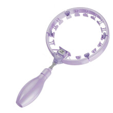 (Purple, One size) 2025 New Hot Smart Hulas Ring Hoops, Smart Weighted Fitness Hoop Abdomen Exercise Equipment With 360 Degree Auto-Spinning Ball Gymnastics, Massage For
