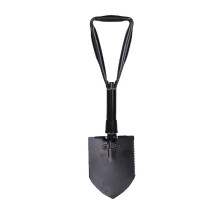 (L, Black) 2025 New Hot Military Folding Camping Shovel, Foldable Shovel for Gardening, Camping, Hiking, Outdoor, Backpacking, Emergency