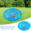 Buntes aufblasbares Splash -Pad mit delphinsthema 5