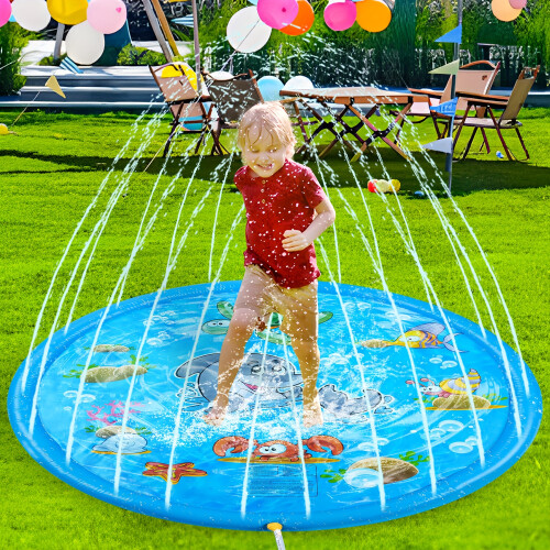 Buntes aufblasbares Splash -Pad mit delphinsthema 2