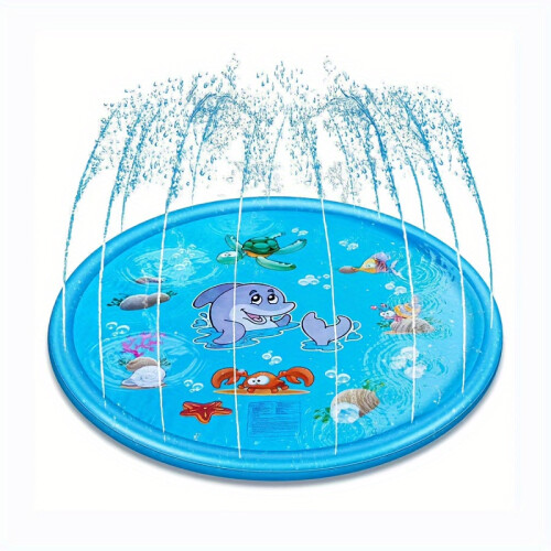 Buntes aufblasbares Splash -Pad mit delphinsthema