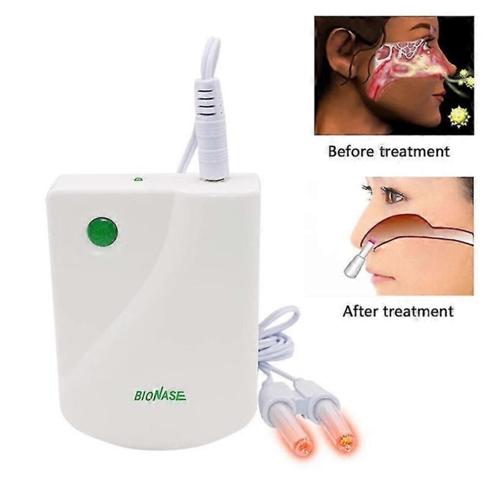 Nose Allergy Cure Rhinitis Sinusitis Therapy Massager Device Infrared Pulse Laser Treatment Machine