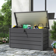 350L Metal Outdoor Garden Lockable Storage Box