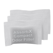 iTouchless 3-Pack AbsorbX Kompaktluktfilter för Soptunnor och Kompostkärl